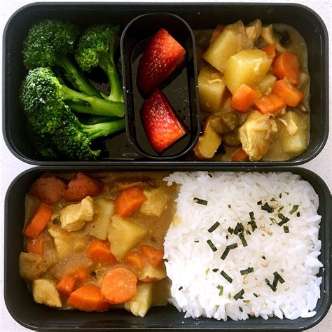 korean curry bento box